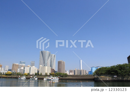 浜離宮恩賜庭園から眺める勝どきタワーマンション 浜離宮恩賜庭園から眺める勝どきタワーマンション 12330123