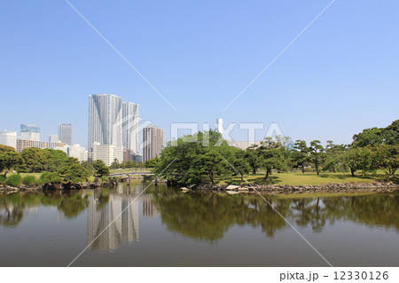 浜離宮恩賜庭園と勝どきタワーマンション 12330126
