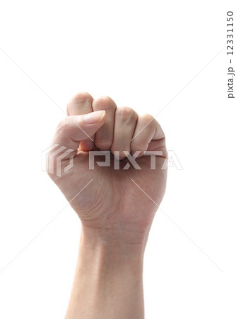 hand fist symbol isolated 12331150