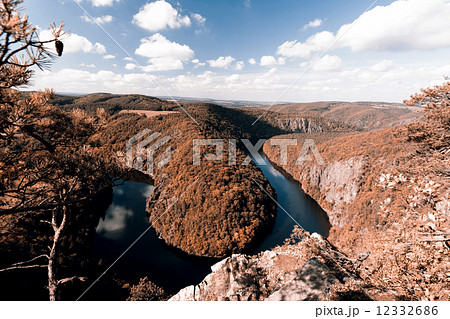 Meander of Vltava river Meander of Vltava river 12332686