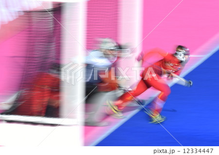 ホッケーのゴールキーパー ホッケーのゴールキーパー 12334447