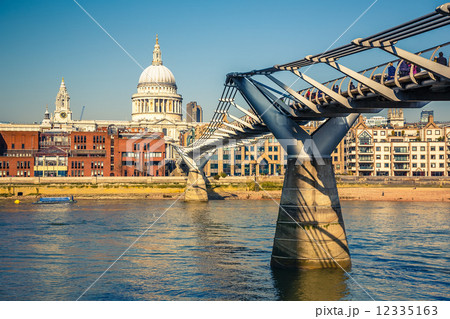 Millennium bridge in London 12335163