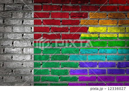 Dark brick wall - LGBT rights - Madagascar Dark brick wall - LGBT rights - Madagascar 12336027