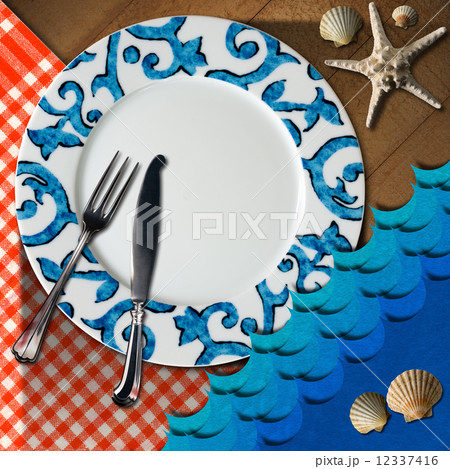 Table Arrangement for Seafood Menu Table Arrangement for Seafood Menu 12337416