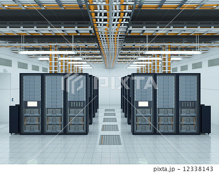 サーバールームのイラスト素材