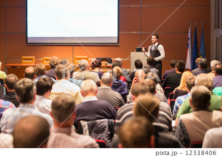 Speaker at Business Conference and Presentation. Speaker at Business Conference and Presentation. 12338406