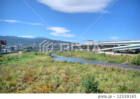 小田原市 旧早川橋から早川上流の風景 小田原市 旧早川橋から早川上流の風景 12339165