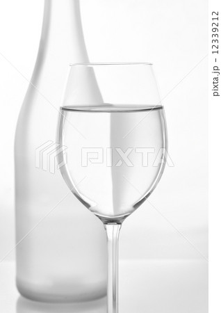 abstract glass and bottle abstract glass and bottle 12339212