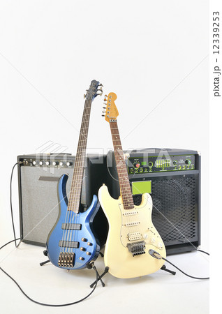 guitars and amplifier guitars and amplifier 12339253