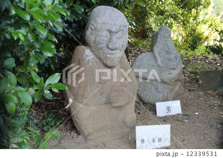 奈良　飛鳥の猿石 12339531