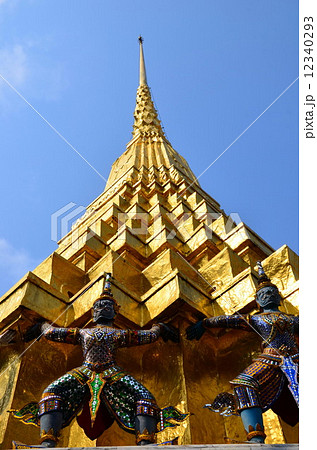 Golden Buddhist stupa, Bangkok, Thailand Golden Buddhist stupa, Bangkok, Thailand 12340293