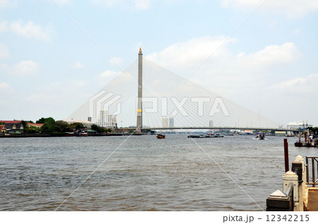 The Bhumibol Bridge in Bangkok, Thailand The Bhumibol Bridge in Bangkok, Thailand 12342215