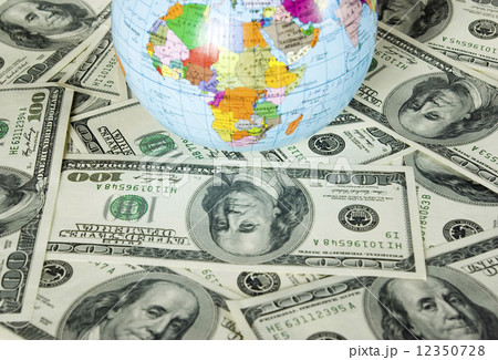 globe and dollars globe and dollars 12350728