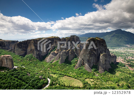 rock in Meteora, Greece rock in Meteora, Greece 12352978