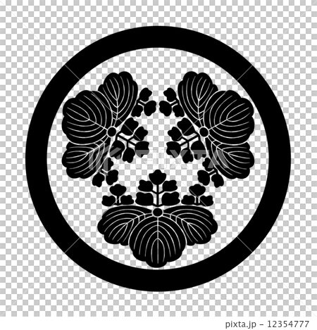 進士　丸に三つ寄せ五三桐 12354777