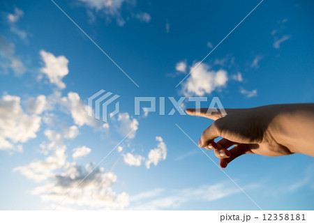 空と手 12358181