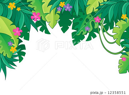 Image With Jungle Theme 3のイラスト素材