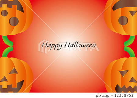 ハロウィンのポストカード ハロウィンのポストカード 12358753