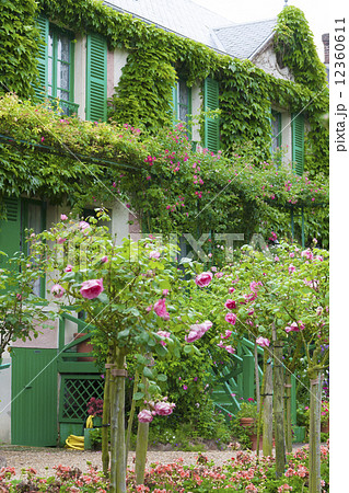 パリ近郊観光名所 クロード モネの家 ジヴェルニー Maison Et Jardin De の写真素材