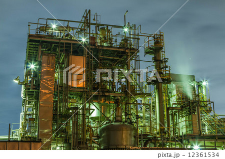 工場夜景 京浜工業地帯 工場夜景 京浜工業地帯 12361534