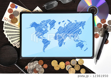 world map world map 12361950