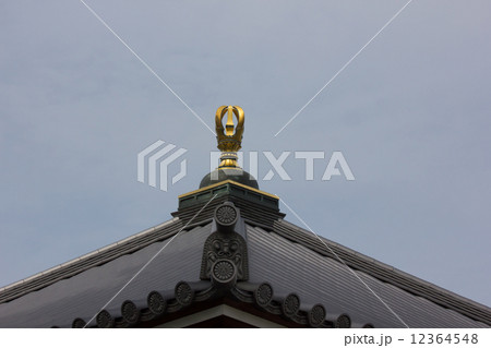 善通寺　七十五番札所　　聖天堂の尖塔 12364548
