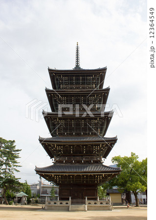 善通寺　七十五番札所　五重塔　 12364549