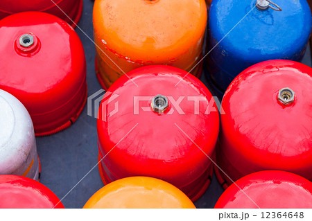 Bright metal gas bottles Bright metal gas bottles 12364648