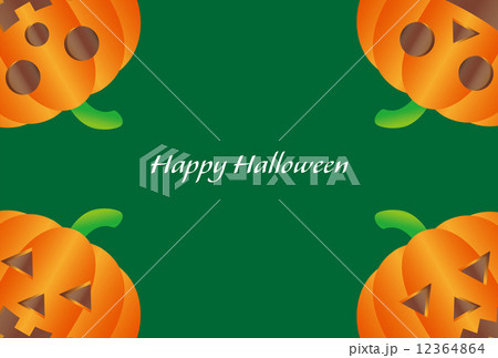 ハロウィンのポストカード 12364864