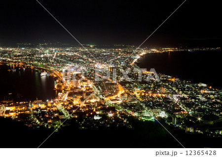 函館山からの函館100万ドルの夜景 12365428