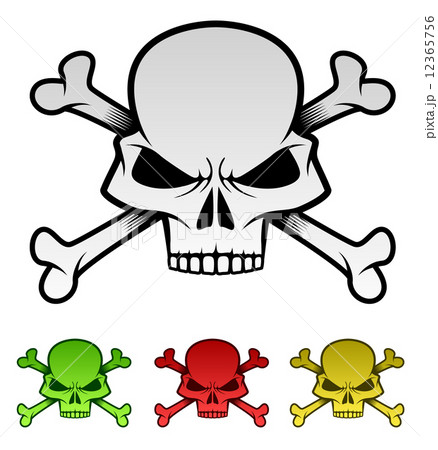 Evil Skulls Illustration Set Evil Skulls Illustration Set 12365756