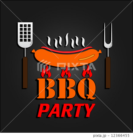 BBQ design card. Vector illustration. EPS 10 12366455