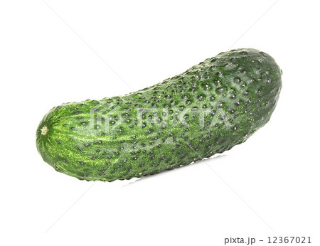 Cucumber isolated on white background 12367021