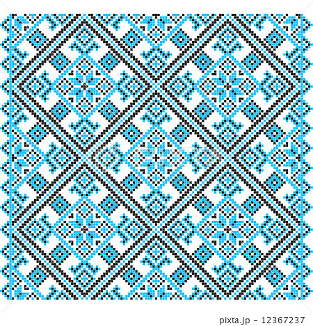 Embroidery. Ukrainian national ornament 12367237