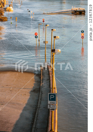 Flooded terrain in Europe 12367819