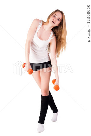 fitness woman working out 12368650