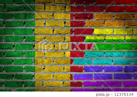 Dark brick wall - LGBT rights - Mali 12370134