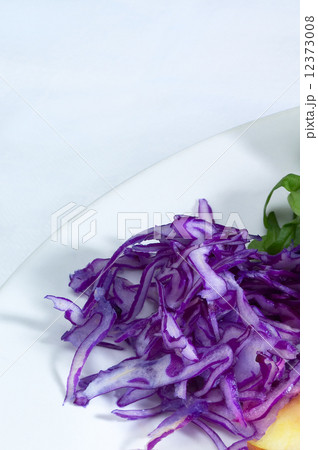 salad ingredient on a plate salad ingredient on a plate 12373008