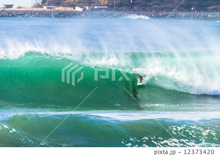 Surfing Surfer Tube Ride 12373420