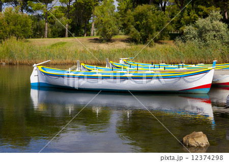 Colorful Row Boats 12374298