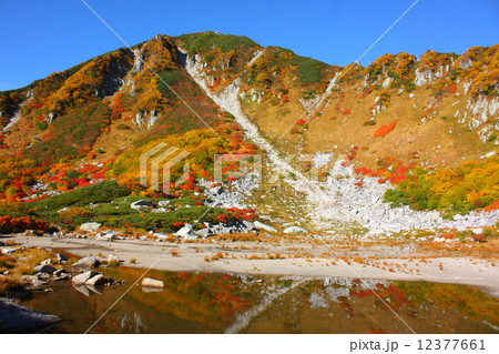中央アルプス　濃ヶ池の紅葉 12377661