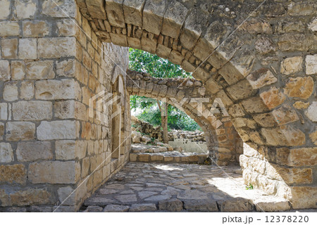 Ruins and details Crusader fortress Ruins and details Crusader fortress 12378220