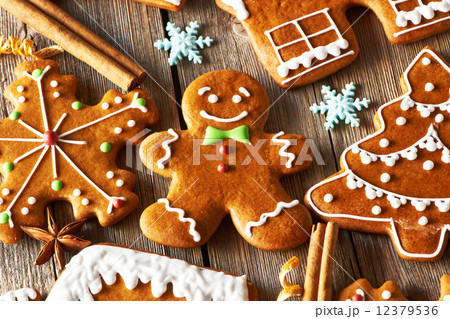 Christmas homemade gingerbread cookies Christmas homemade gingerbread cookies 12379536
