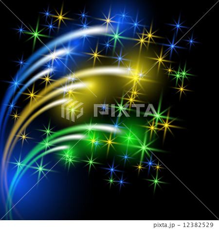 Salute and firework with sparkle stars Salute and firework with sparkle stars 12382529
