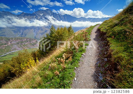 Footpath in mountains Footpath in mountains 12382586