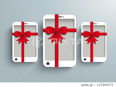 3 White Smartphone Red Gibbon Gift 3 White Smartphone Red Gibbon Gift 12384473