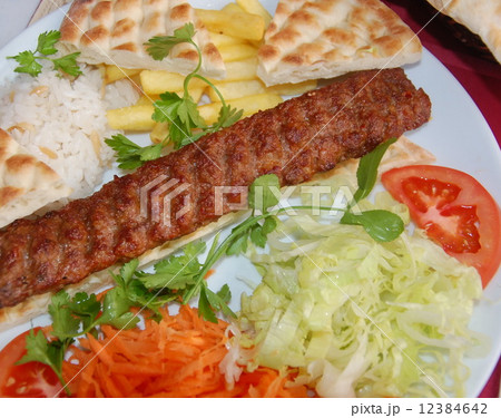 Adana kebab - turkish traditional dish Adana kebab - turkish traditional dish 12384642