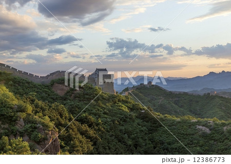 In Beijing, China, the majestic Great Wall. 12386773