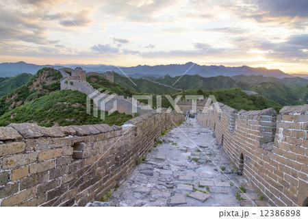 Beijing Great Wall in China, the majestic Great Wall, a symbol of China. Beijing Great Wall in China, the majestic Great Wall, a symbol of China. 12386898