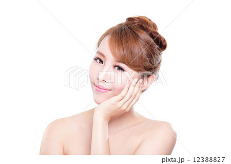 woman with beauty face and perfect skin woman with beauty face and perfect skin 12388827